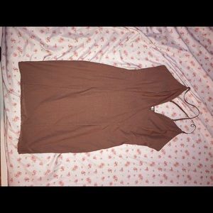 Dark Rose Gold Body-Con mini Dress ❤️